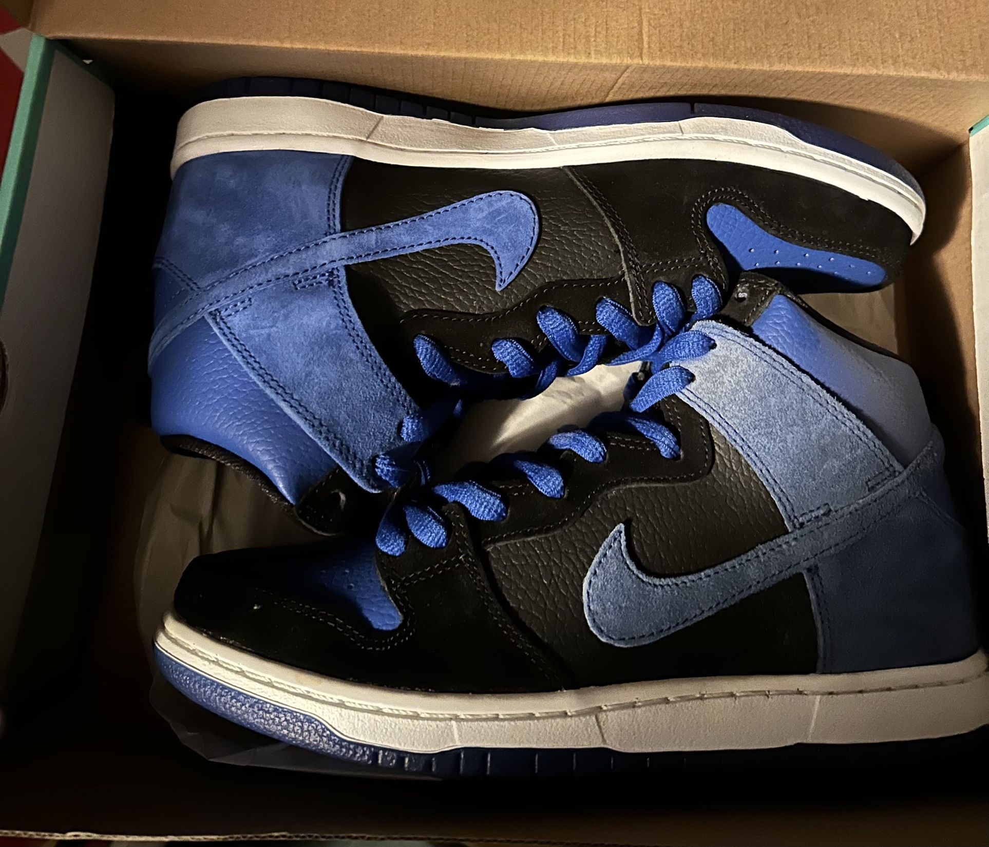 NEW 2014 NIKE SB DUNK HIGH “J-Pack Royal” Sz8