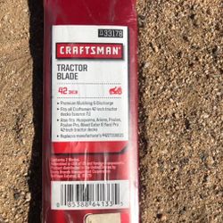 Brand New Craftsman 42” Tractor Replacement Blades 2Pc. Set