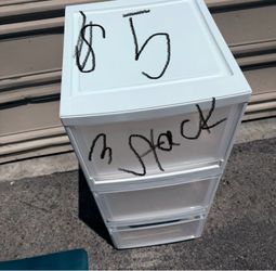Plastic drawers