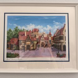 Disney Art Prints Epcot Pavilion Framed