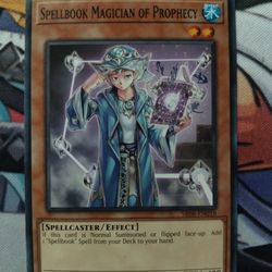 Yu-Gi-Oh Cards Spellbook Magician Of Prophecy (Read Description)