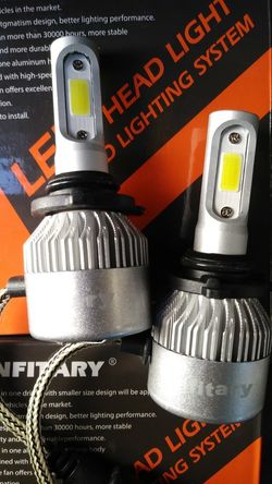 2pcs LED Headlights, Fog Lights, Daytime Lights, Bulb 6500k 8000 lumens *6 Months Warranty*