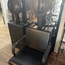Hair Salon Chairs & shampoo Bowls