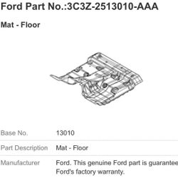 Ford Truck Oem Floor Mats