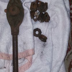 Vintage Pipe Threader With Parts