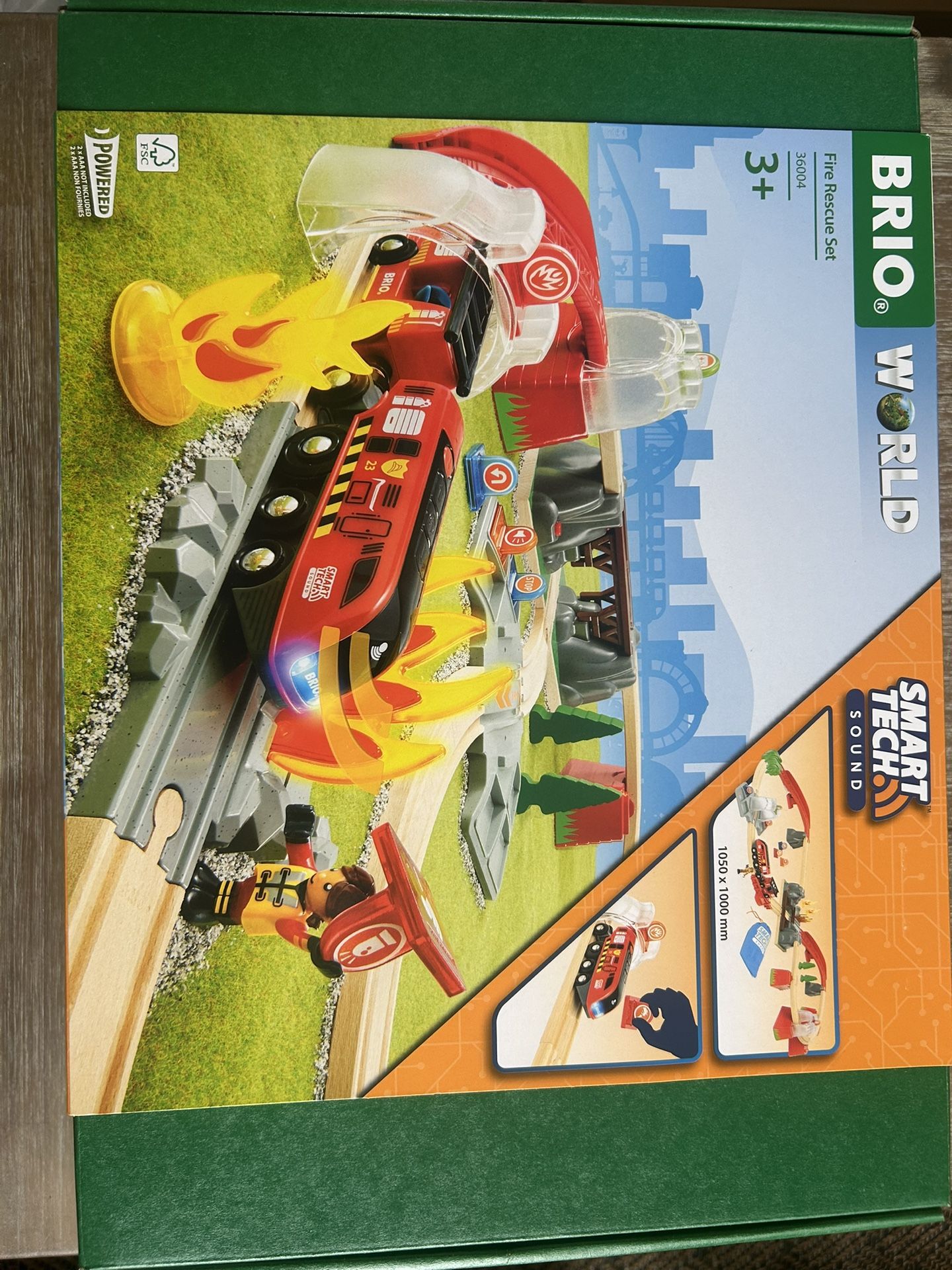 BRIO World – 36004 Smart Tech Sound Fire Rescue Set