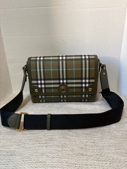 Burberry Check Crossbody Bag new whit out tag