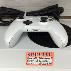 Microsoft XBOX Series S 512GB W/ Controller & Wires 