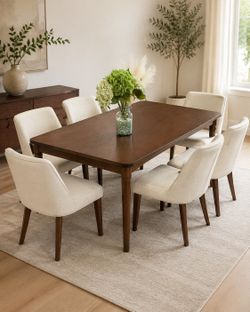 Solid Wood 7-Piece Dining Set — $429.99