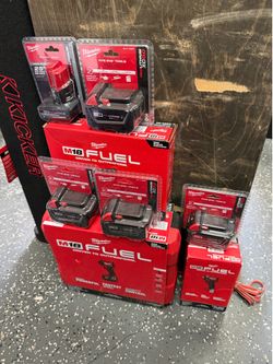 Brand new Milwaukee tools everything good price (NOT ACTUALLY $123. EVERYTHING HAS THEIR OWN PRICE.)