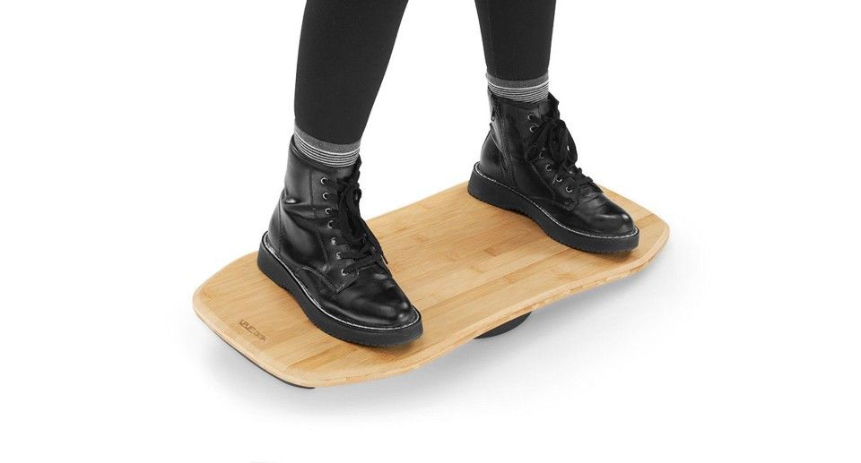 Brand New! Still in Packaging Plastic! Uplift Desk Bamboo Rocker-X Board