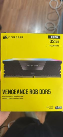 VENGEANCE® RGB 32GB (2x16GB) DDR5 DRAM Up To 6000MT/s