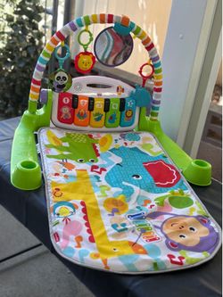 Baby Gym Play Mat 3 in 1 Fitness Music and Lights Fun Piano Activity Mat Infant Newborn Toys