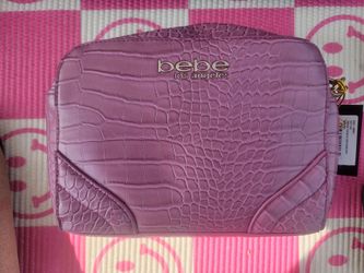 Bebe Los Angeles Trina Croco Crossbody Bag – Berry Purple (NWT)
