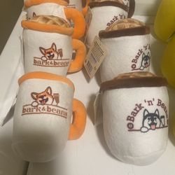 Assorted squeaky toys