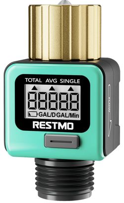 RESTMO Water Flow Meter Brass 