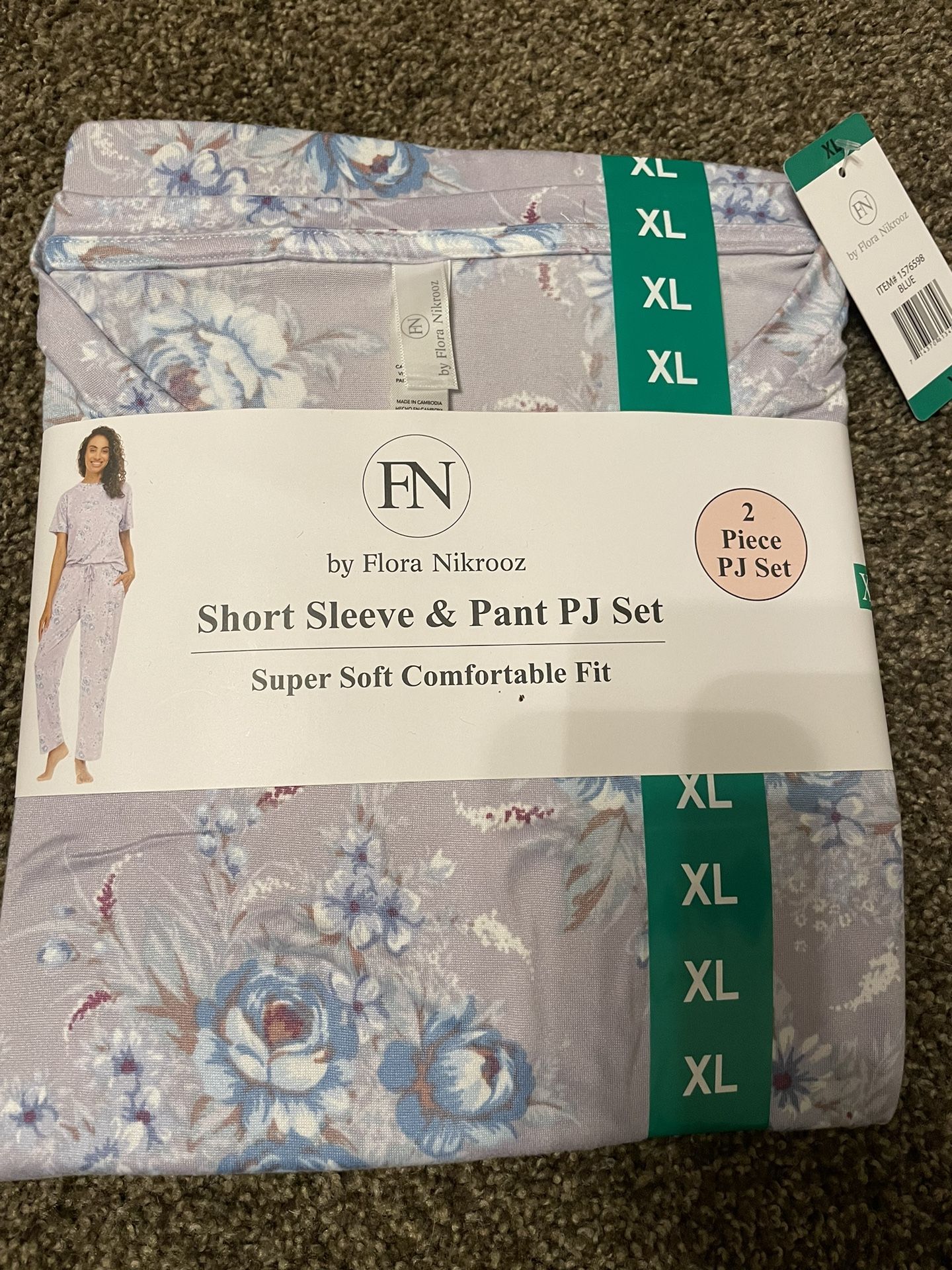 Flora Nikrooz 2 Pc Women’s Pajama Set XL