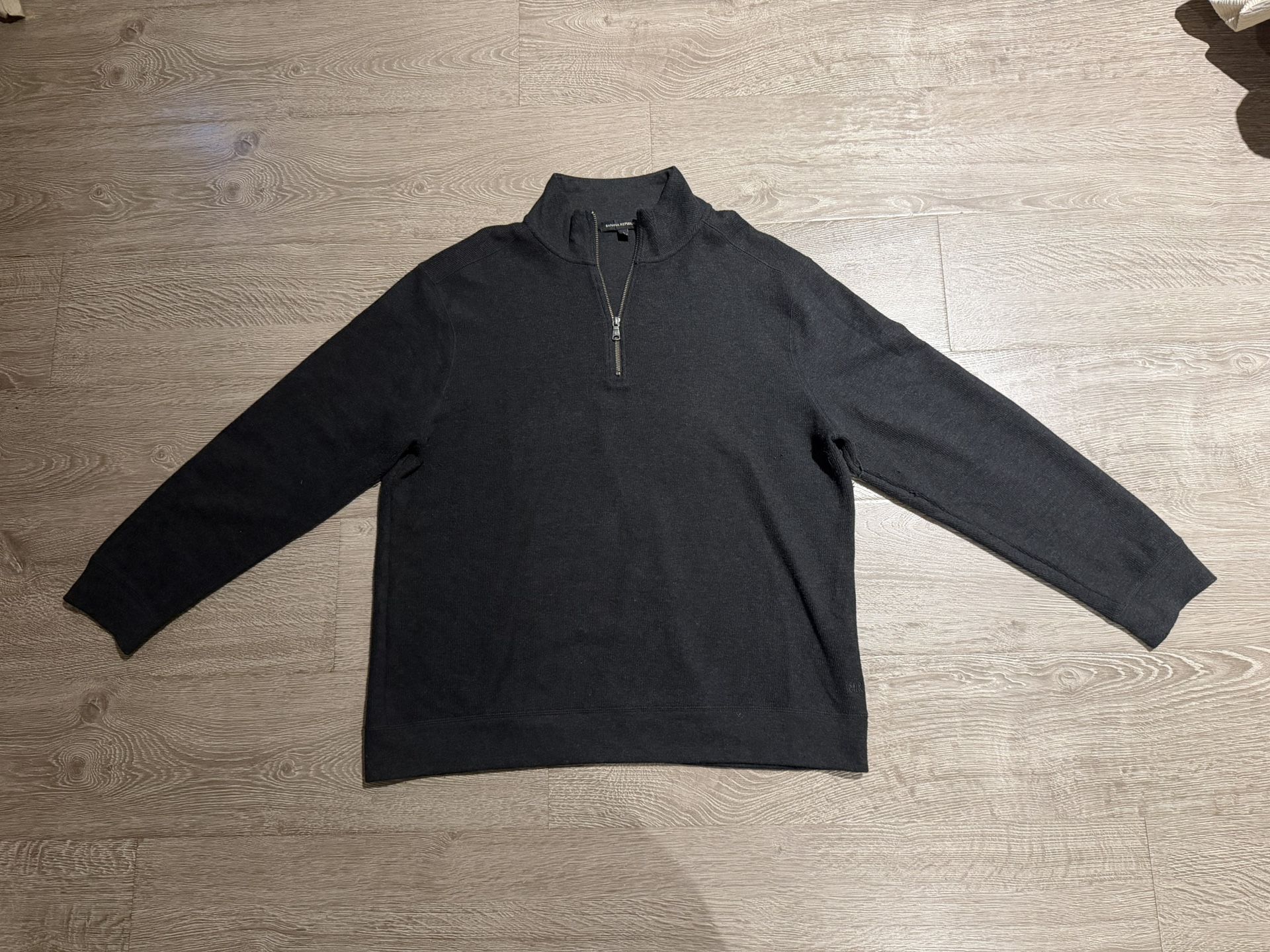 Banana Republic Mens Quarter Zip Fleece XL