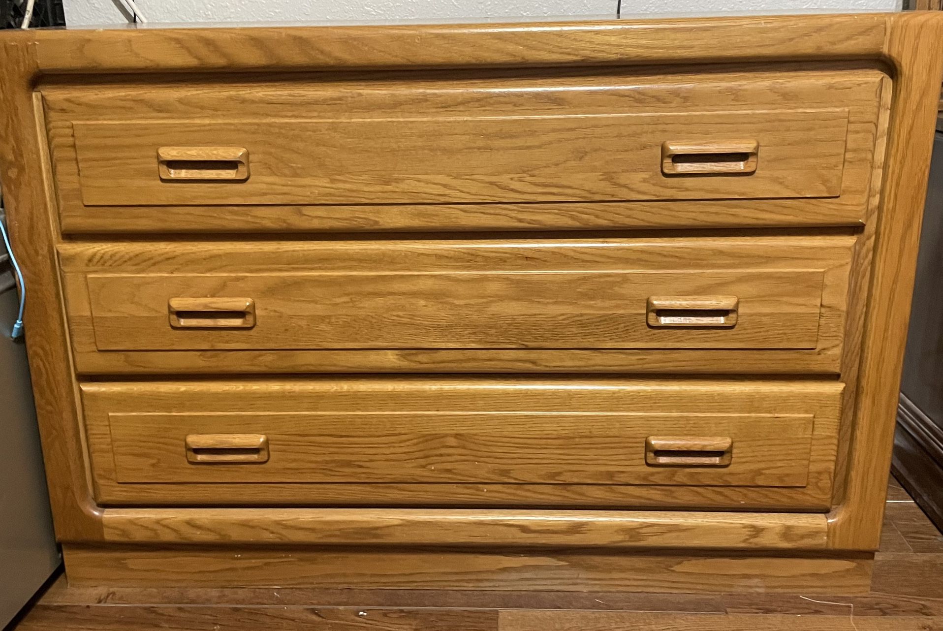 Large Solid Wood Dresser 