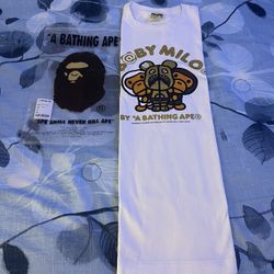 BAPE Baby Milo Bearbrick Shark Tee