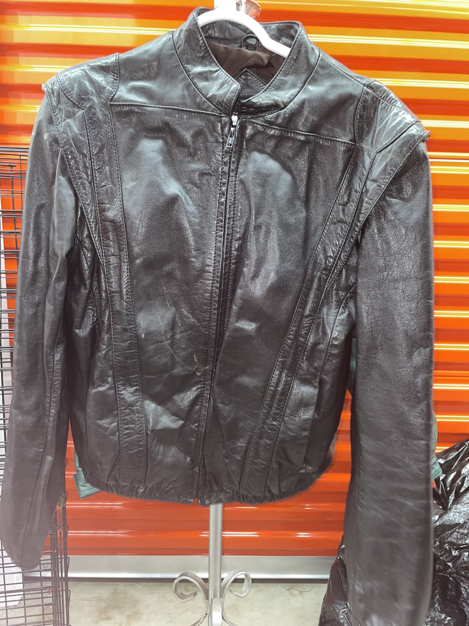 Casablanca Leather Black Jacket