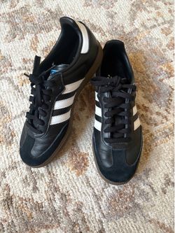 Black adidas sambas