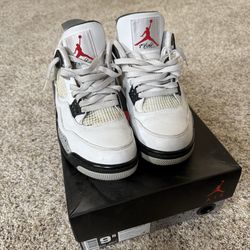 Jordan 4 white cement
