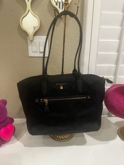 Michael Kors Black Nylon Tote Bag