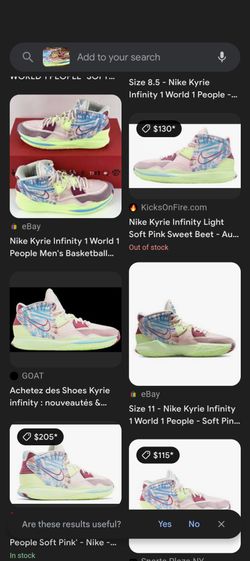 Kyrie Infinity 1 World 1 Brand New