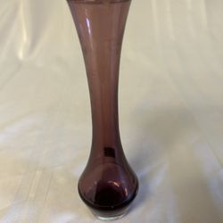 Murano Amethyst Glass Vase