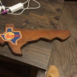 Rangers Baseball Wall Hanger