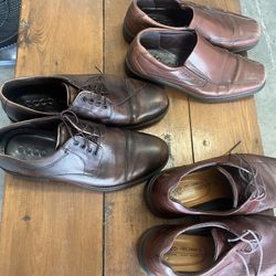 Brown shoes excellent And Chest Freezer