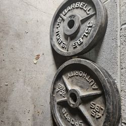 160lbs Olympic 2" weights