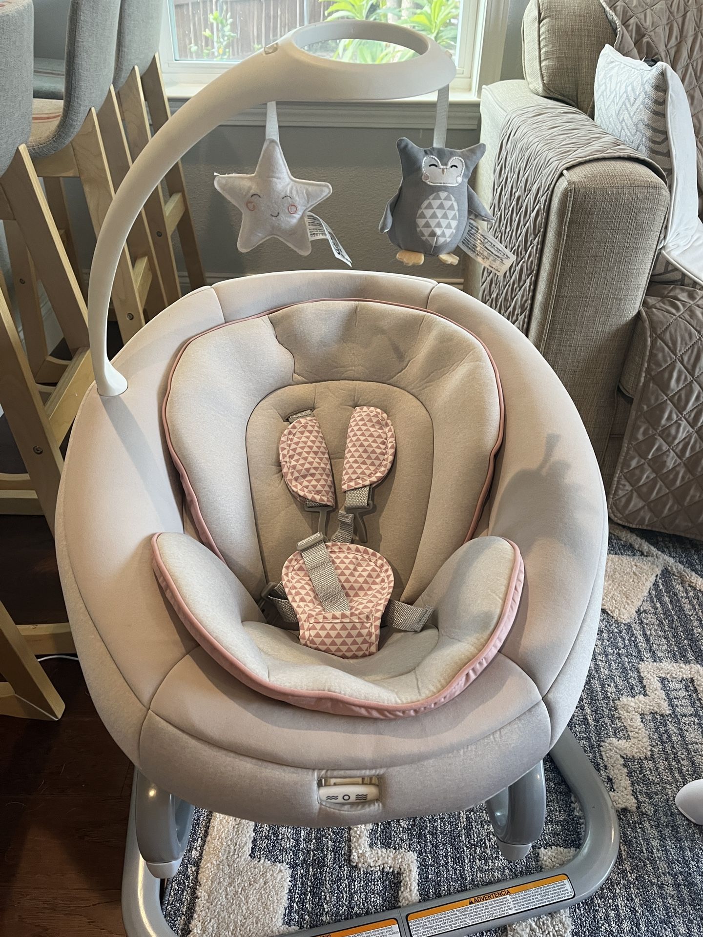 Graco Soothe My Way Swing And Rocker PINK