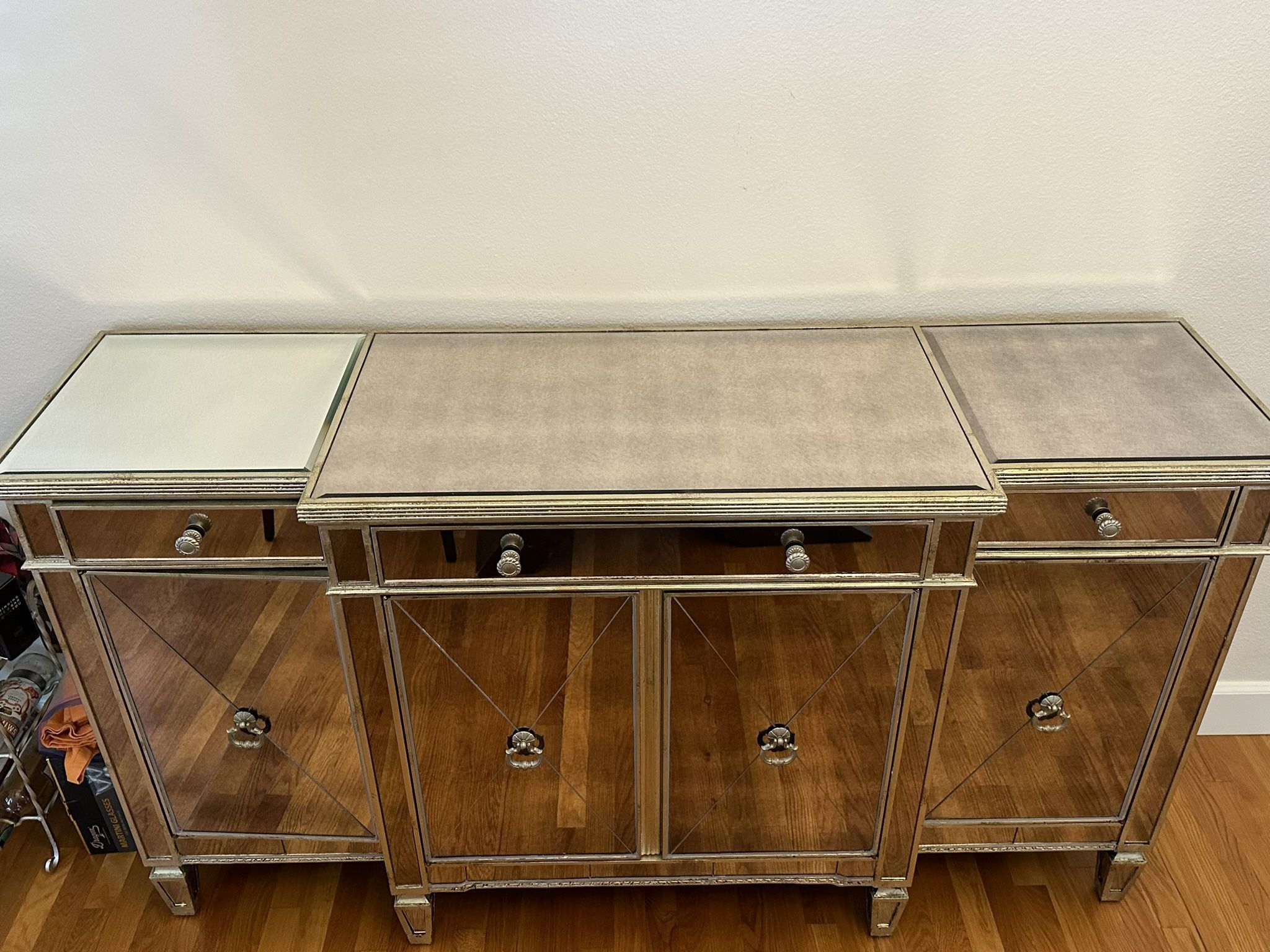 Z Gallerie Borghese Mirrored Buffet – $650 (Retails $2,200)