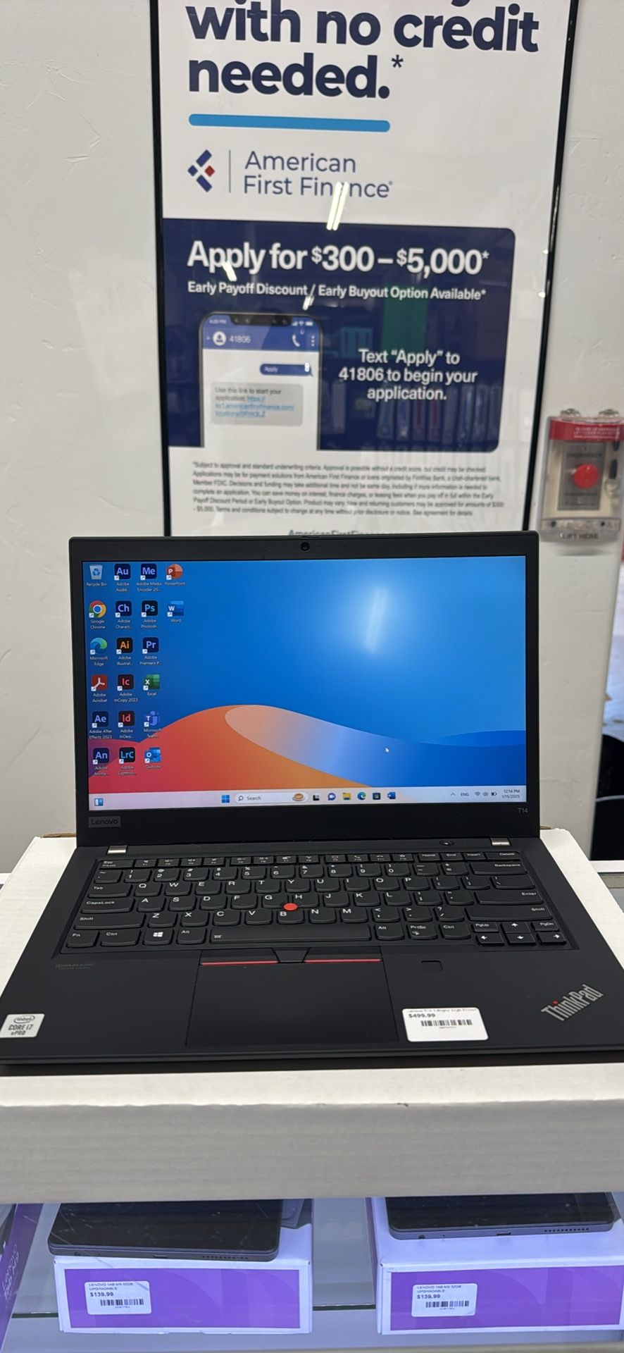 LENOVO T14 BUSINESS THINKPAD i7 32GB RAM 512GB SSD WINDOWS 11 PRO+ ALL ADOBE MASTER COLLECTION . +MICROSOFT OFFICE SUITE !๐ฅ๐ฅโผ๏ธ๐น๏ธ๐ฎ๐พ๐คฉ๐๐ WE FIN