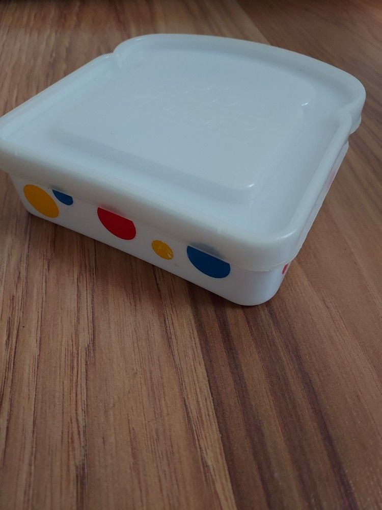 Vintage Wonder Bread Plastic Sandwich Container Keeper