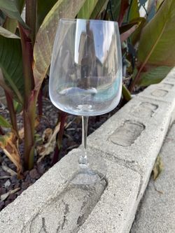 IKEA Red And White Wine Glasses
