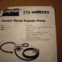 Diesel Transfer Pump (New)