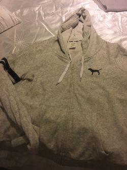 Pink sweater size large / bling used