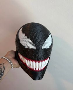 Venom cosplay helmet