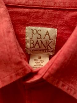Jos. A. Bank Men's Linen Shirt Medium