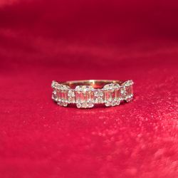 10k Yellow Gold Diamond Baguette Ring 1.25 ctw