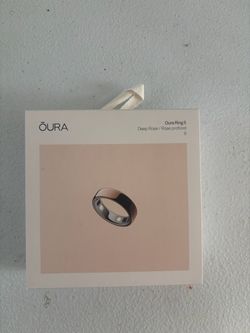 New Oura ring 5 deep rose size 8