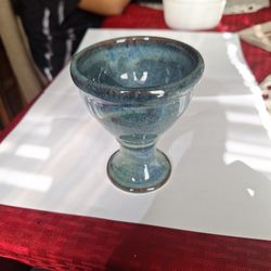 Ceramic Goblet Pottery 4 1/4"