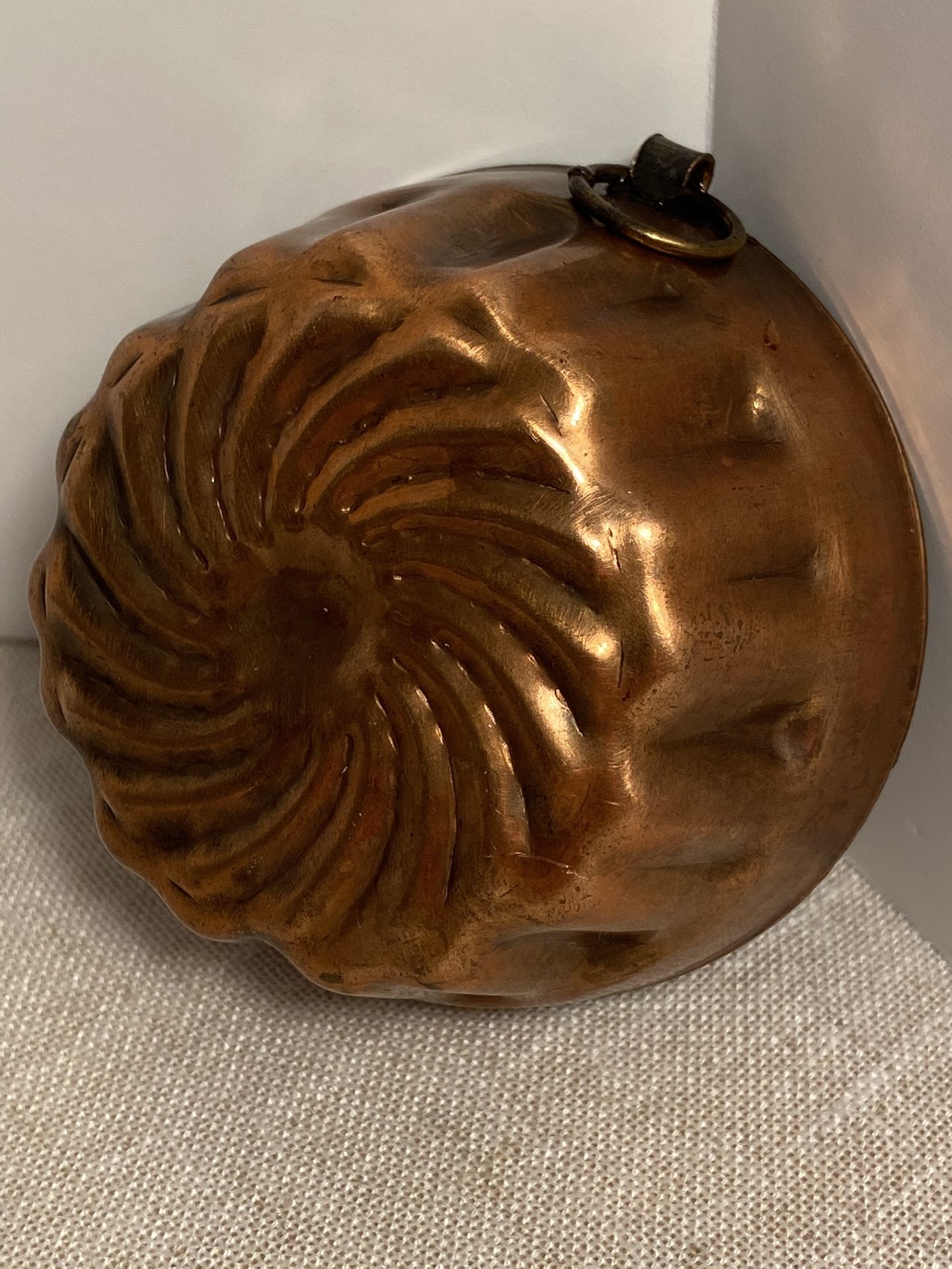 Vintage Copper mini Mold kitchen Wall Decor Hanging Baking Ornament farmhouse