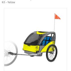 NEW! Copilot Model A bike Trailer With Stroller Kit 
