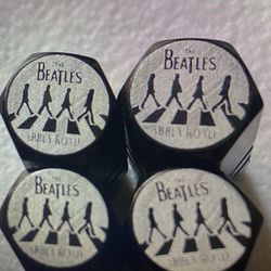 Beatles tire valve stem caps four pack