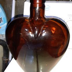 Antique Brown Paul Masson Glass Bottle