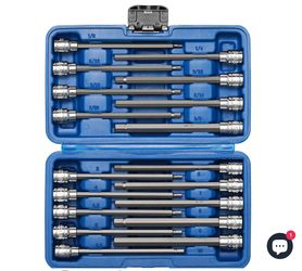 CASOMAN 18-piece hex bit socket set SAE & Metric